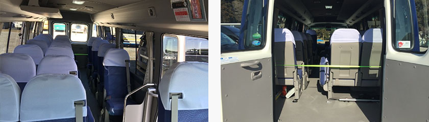マイクロバス（荷室スペース装備車両）